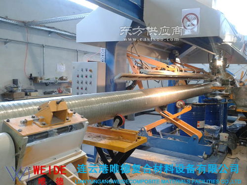 青浦區儲罐生產線 玻璃鋼纏繞儲罐生產線 唯德復合材料設備圖片